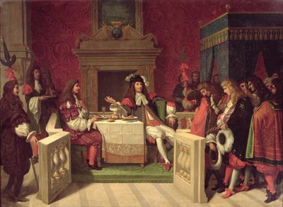 Moliere Dining with Louis XIV by Jean Auguste Dominique Ingres